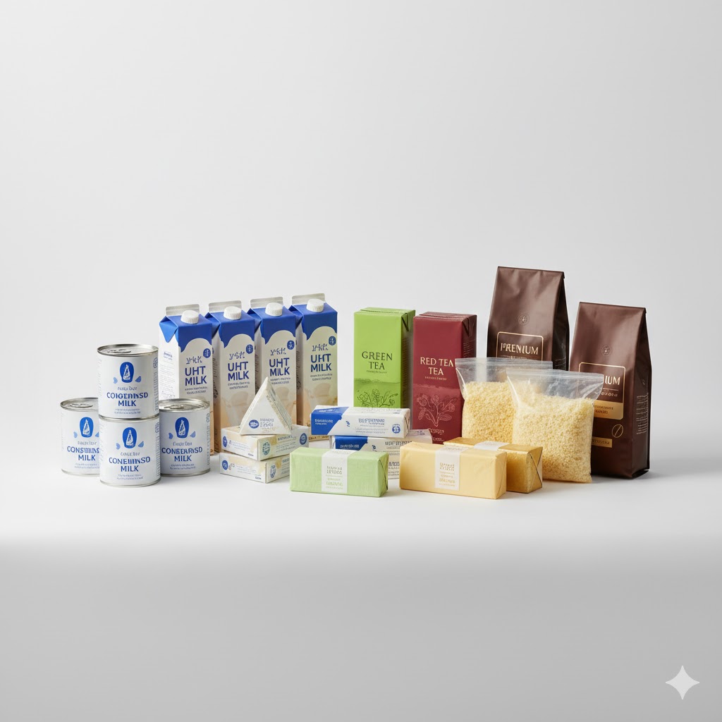 الألبان والمشروبات